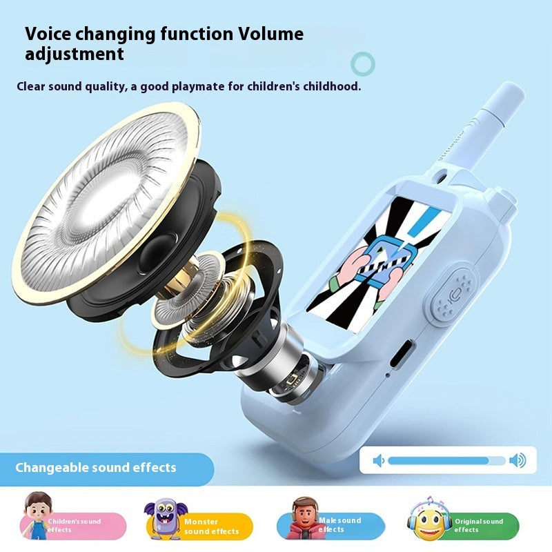 Mini Video Wireless Walkie Talkies For Kids Handheld.