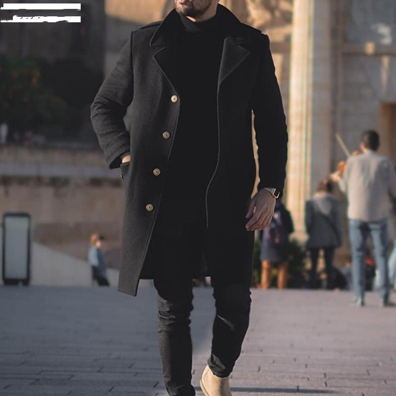 Long Woolen Overcoat