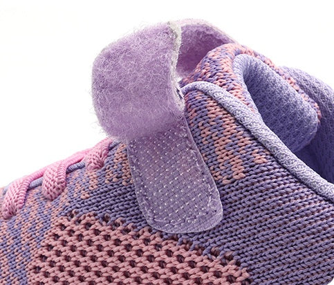 Pure Color Velcro Sneakers