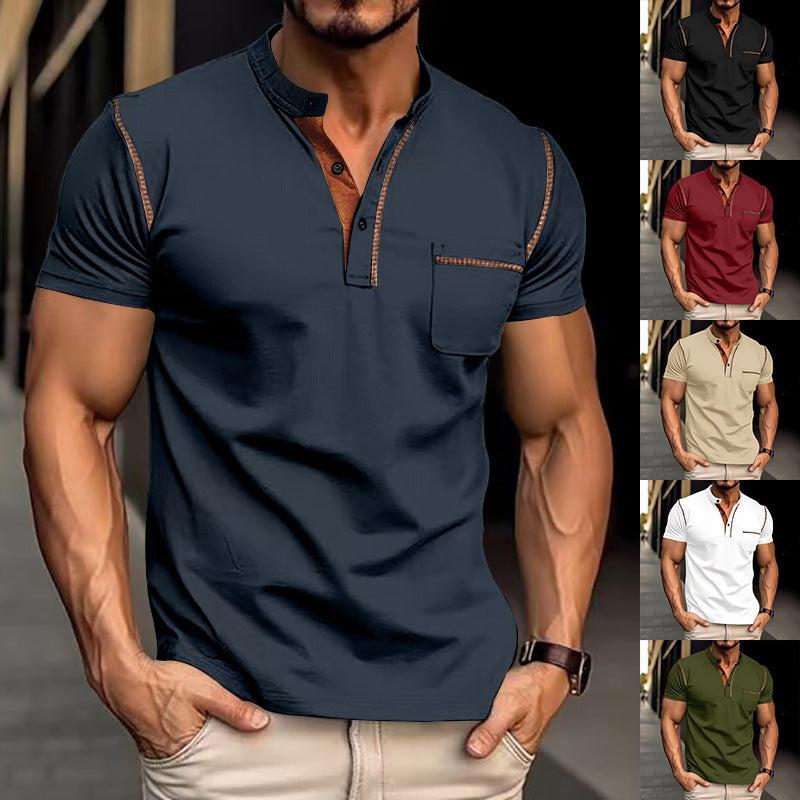 Short-sleeved Polo Shirt Casual
