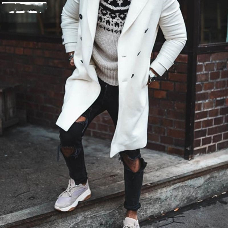 Long Woolen Overcoat