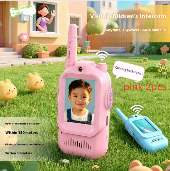 Mini Video Wireless Walkie Talkies For Kids Handheld.