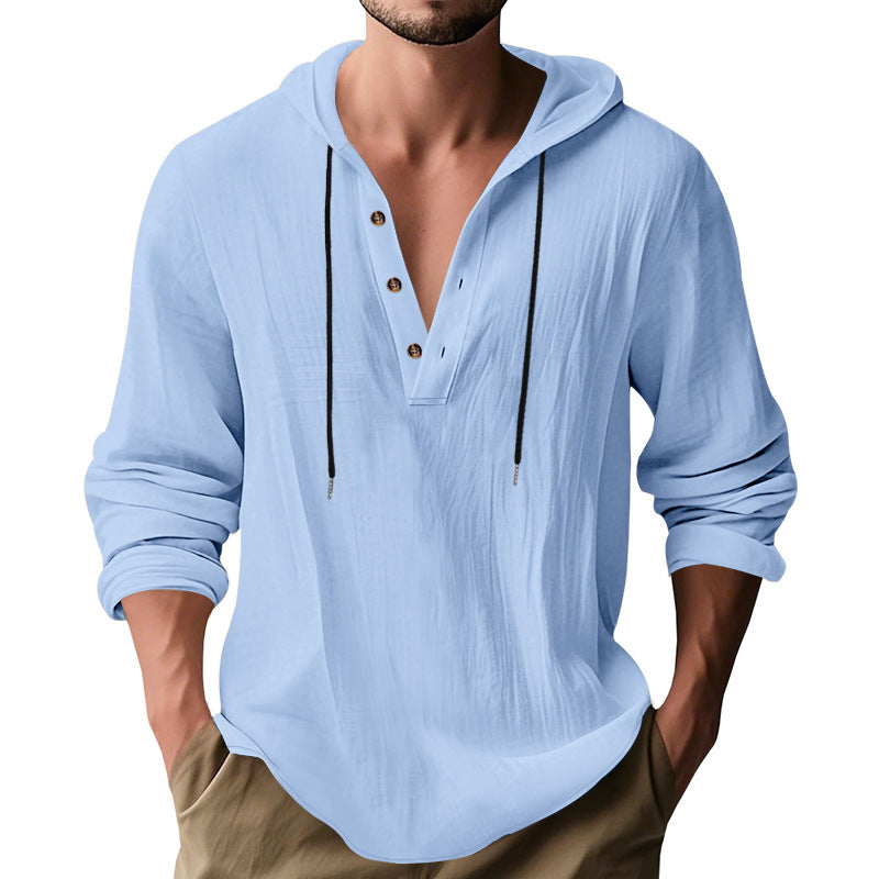 Hooded Casual Loose-fitting Sweater