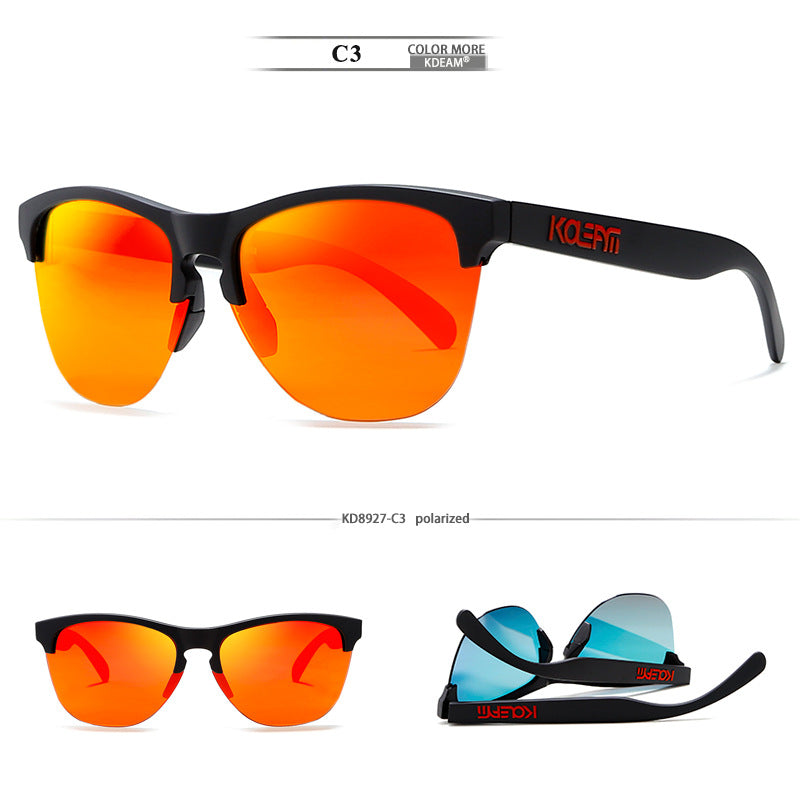 TR90 Half-frame Polarized Sunglasses