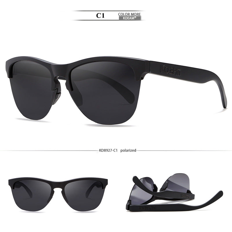 TR90 Half-frame Polarized Sunglasses