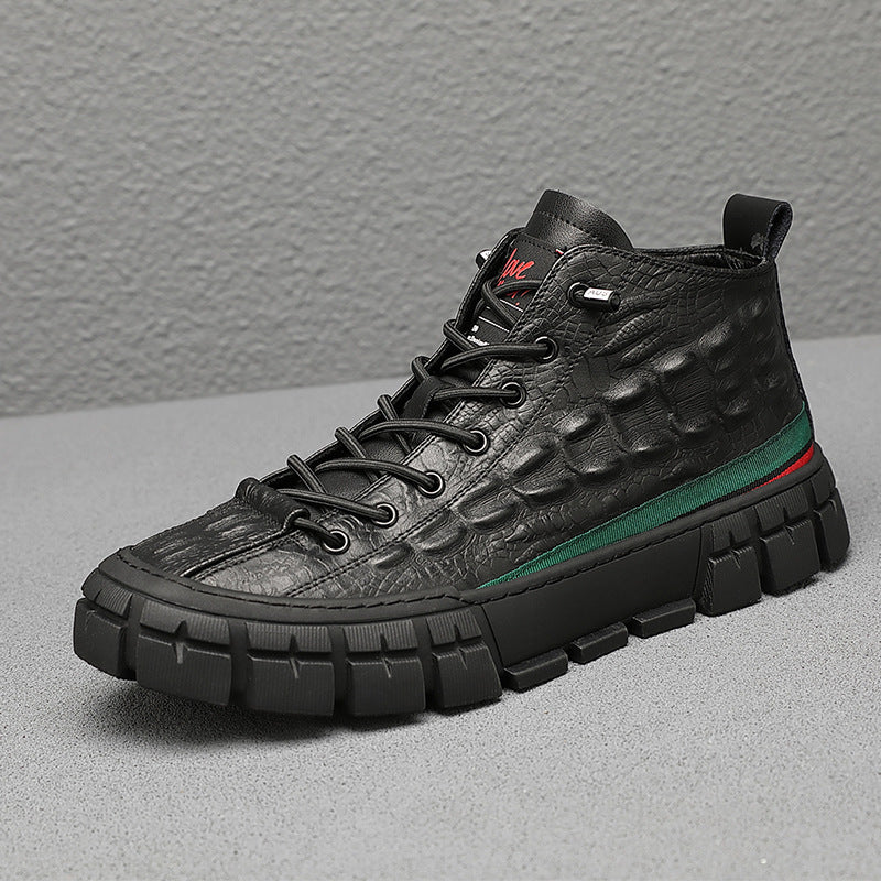 Fashionable Warm High-top Shoes For Men