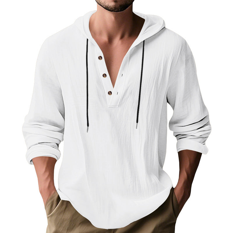Hooded Casual Loose-fitting Sweater