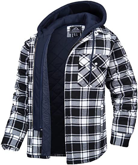 Plaid Hooded Jacket