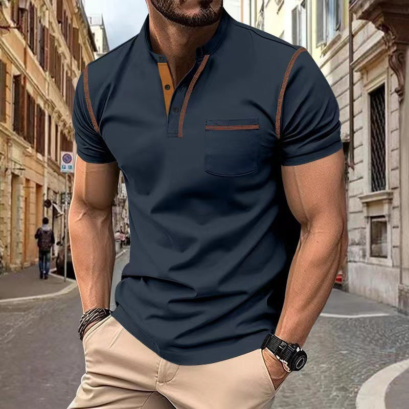 Short-sleeved Polo Shirt Casual