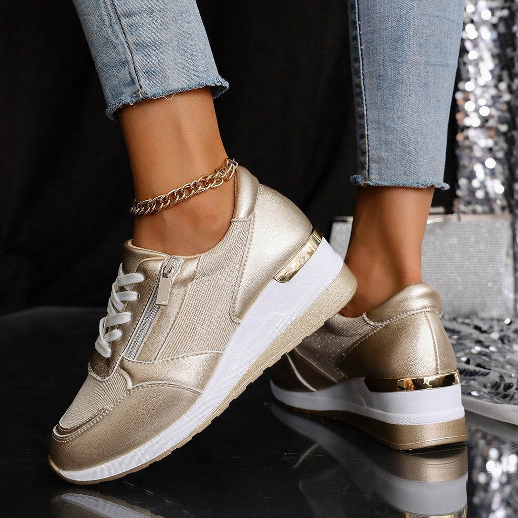 Thick-soled Shoes Walking Running Sports Sneakers