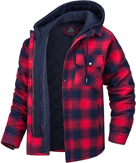 Plaid Hooded Jacket