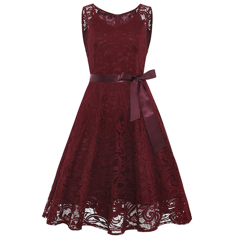 V-neck Lace Dress