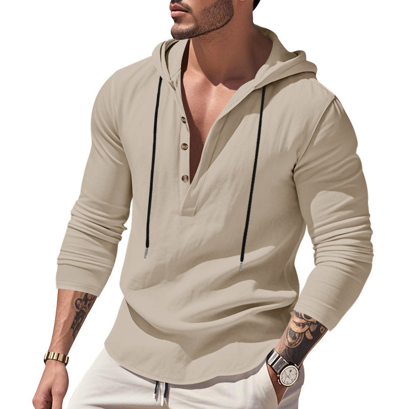 Hooded Casual Loose-fitting Sweater