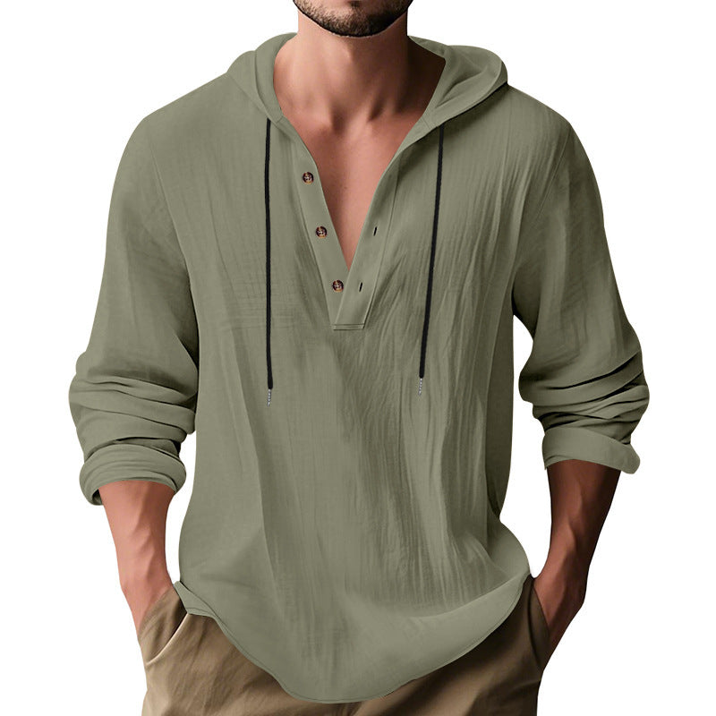 Hooded Casual Loose-fitting Sweater