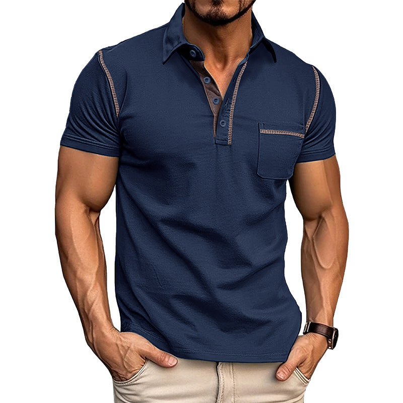 Short-sleeved Polo Shirt Casual