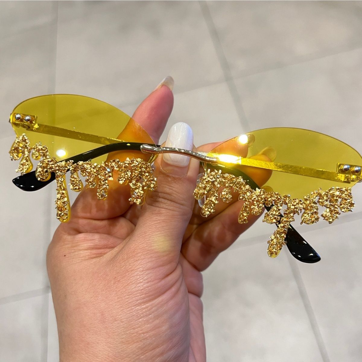 Handmade Tears Sunglasses Photo For  Women