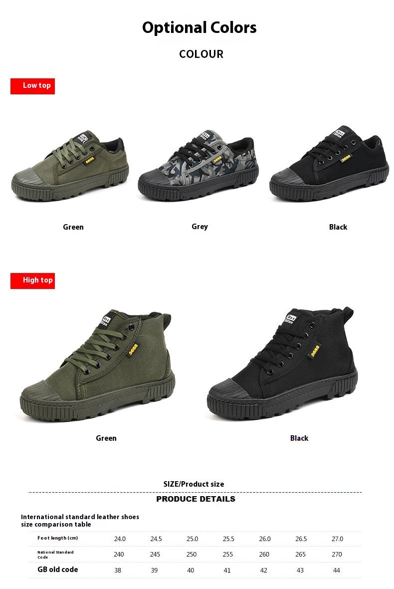 High-low Top Cloth Shoes