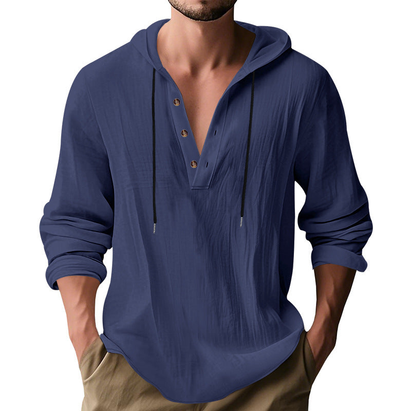 Hooded Casual Loose-fitting Sweater