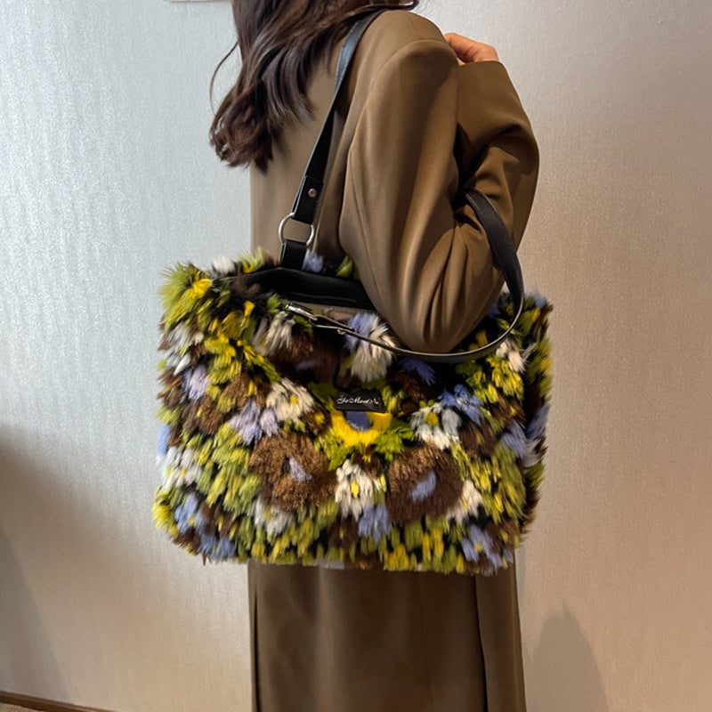 Welcomey Flowers Shoulder Bag Handbag
