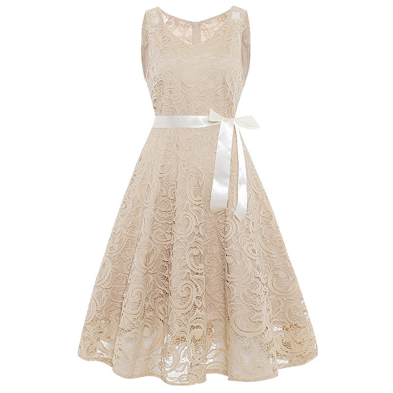 V-neck Lace Dress