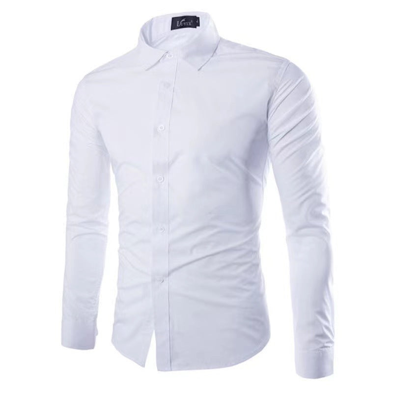 Casual Polo Collar Long Sleeves