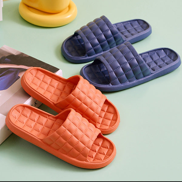 Couple Summer Slippers Bathroom Non-Slip Home Shoes