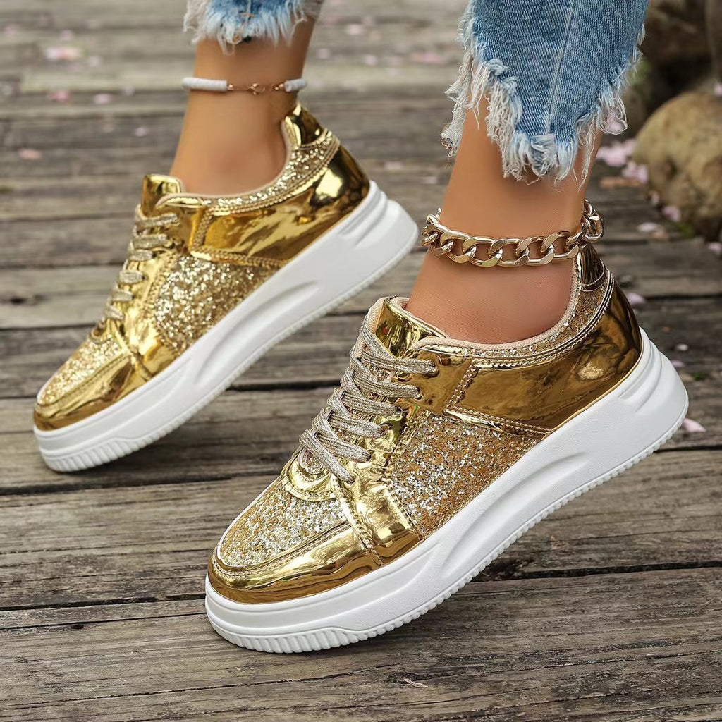 Thick Bottom Round Toe Shoes