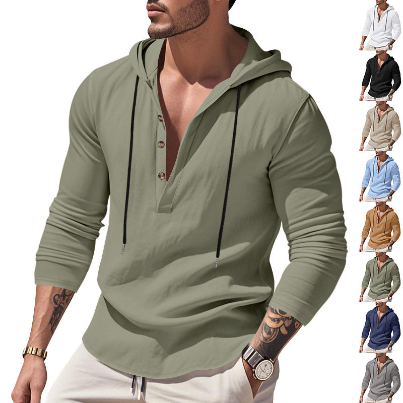 Hooded Casual Loose-fitting Sweater