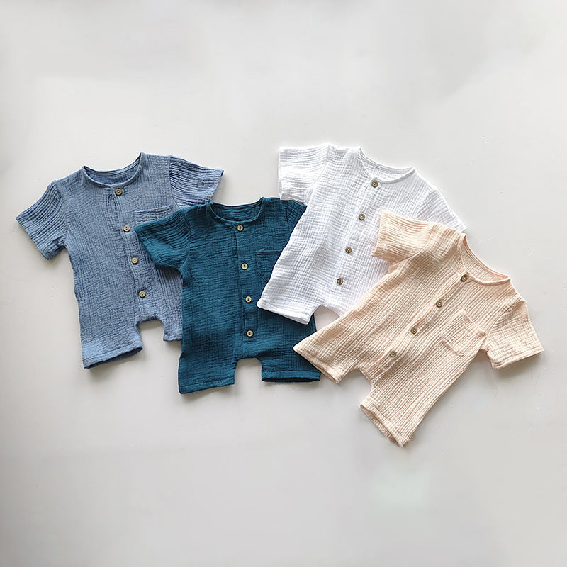 Short-sleeved Rompers