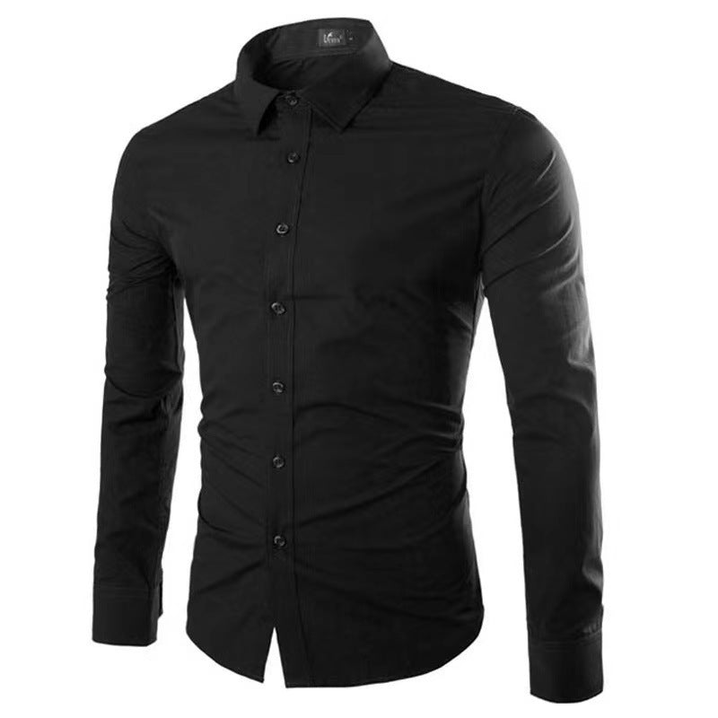 Casual Polo Collar Long Sleeves
