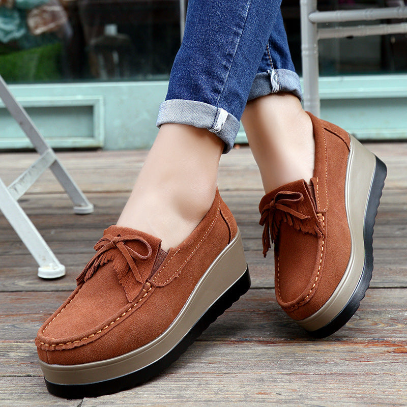 Thick Bottom Wedges Shoes Casual