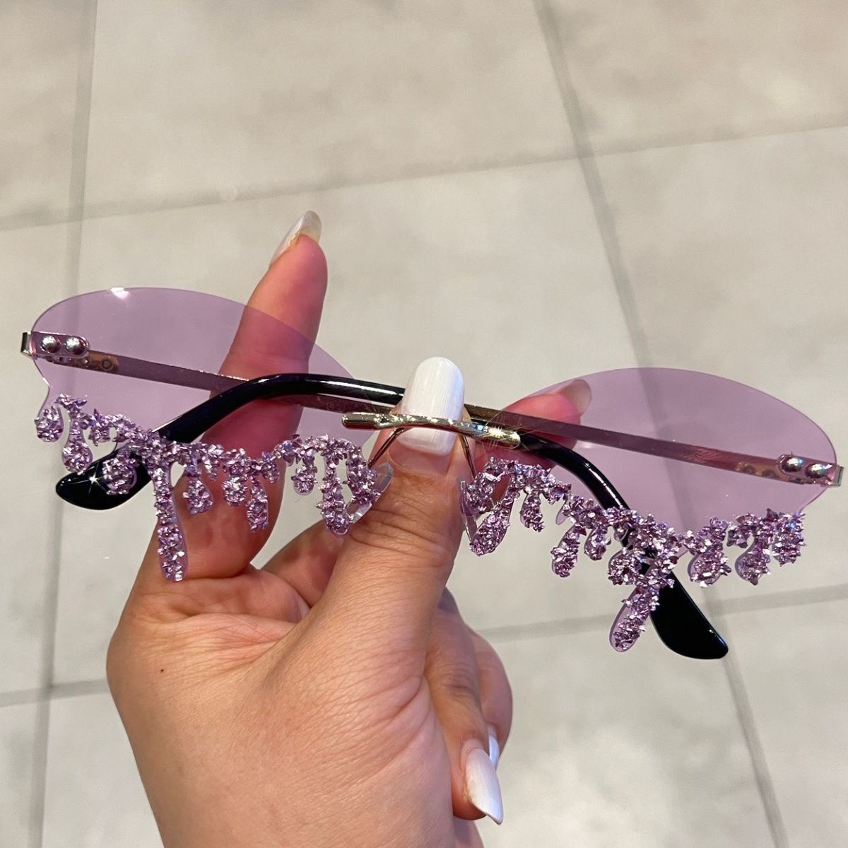 Handmade Tears Sunglasses Photo For  Women