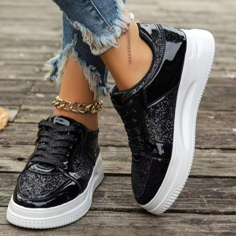 Thick Bottom Round Toe Shoes