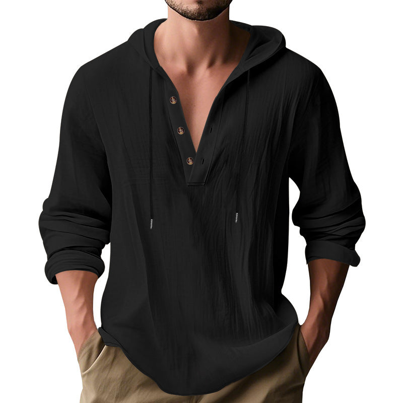 Hooded Casual Loose-fitting Sweater