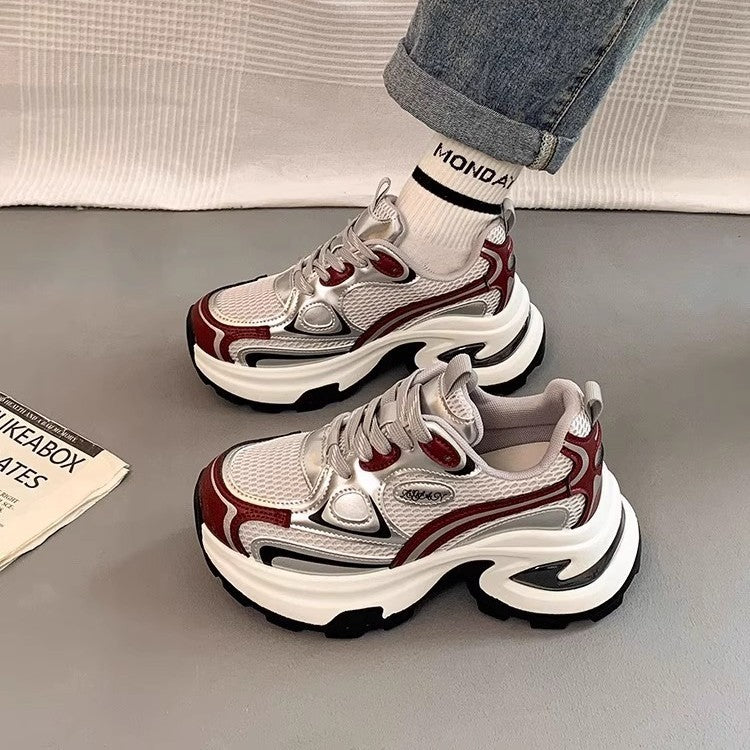Mesh Breathable Clunky Sneakers Women's