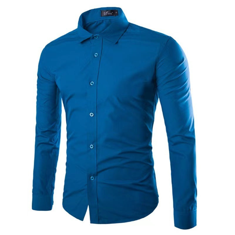 Casual Polo Collar Long Sleeves