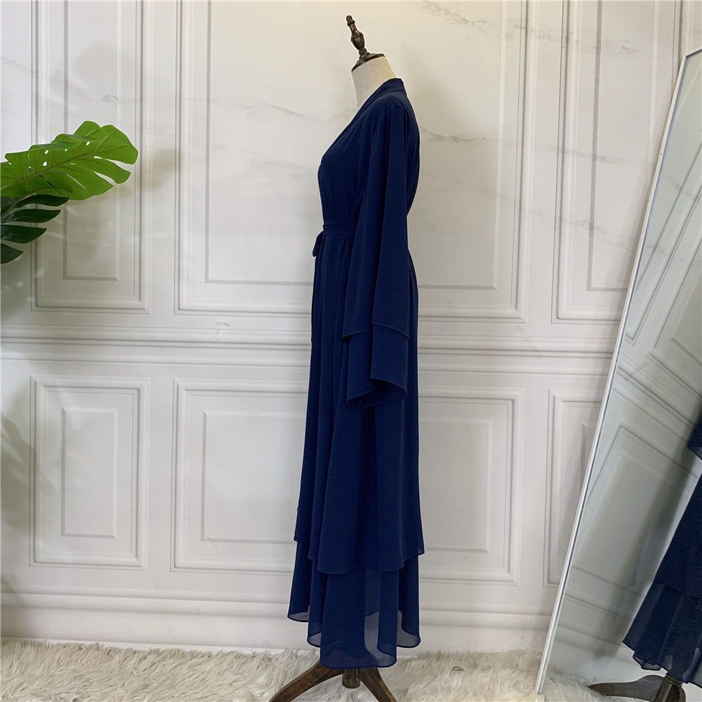 Fashionable Cardigan Chiffon Robe