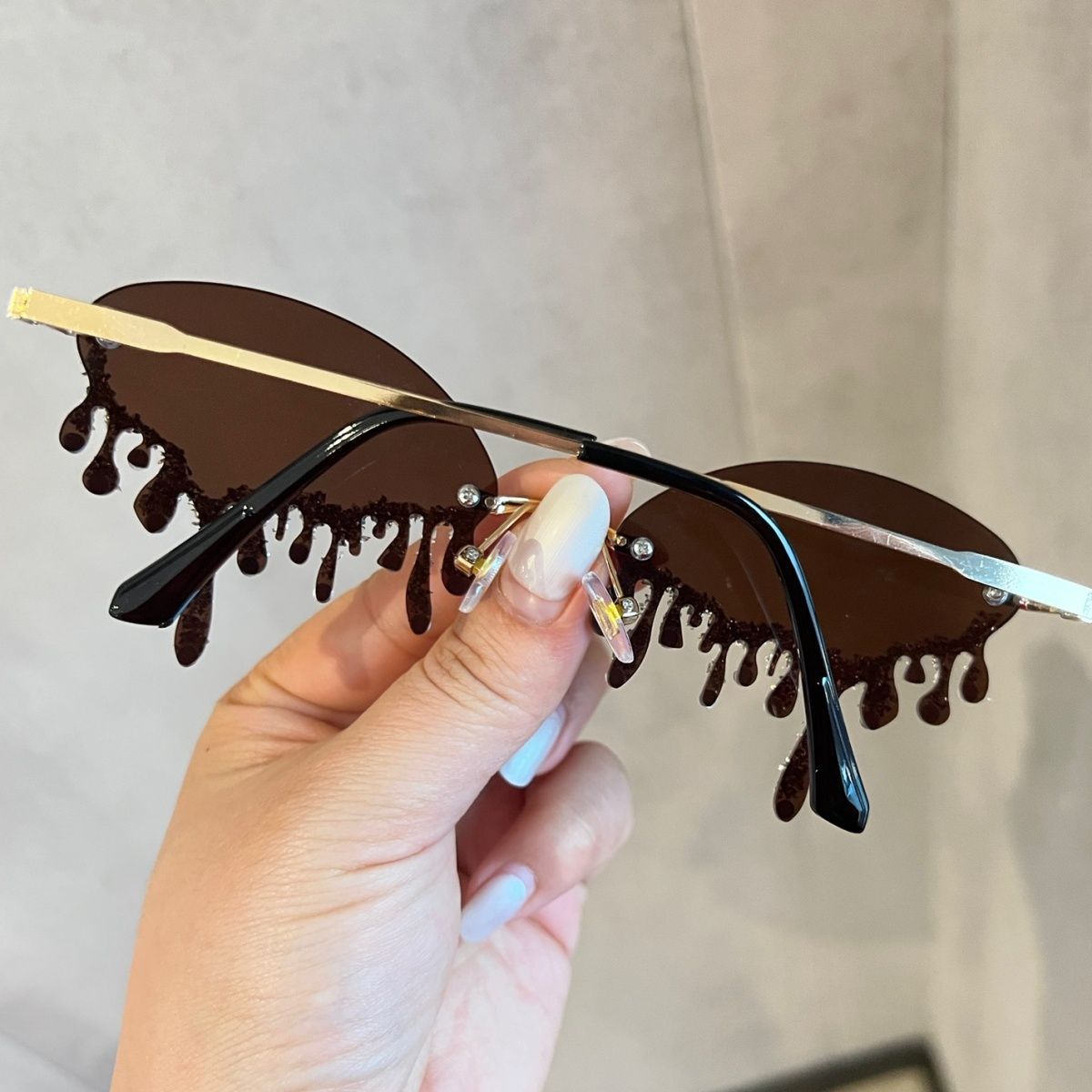 Handmade Tears Sunglasses Photo For  Women